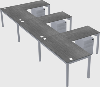 L-shaped desk