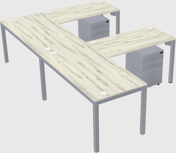 L-shaped desk