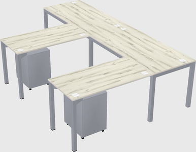 L-shaped desk