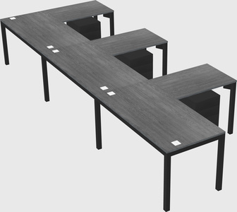 L-shaped desk