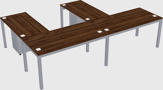 L-shaped desk