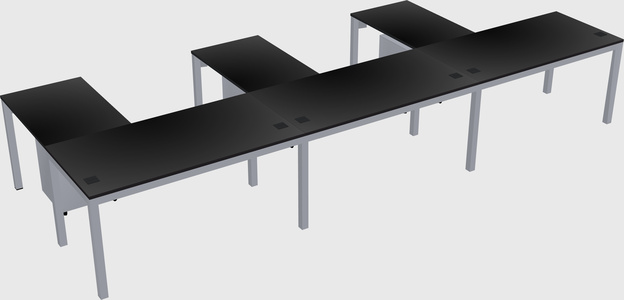 L-shaped desk