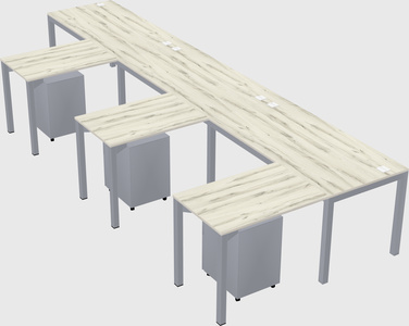 L-shaped desk