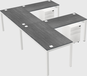 L-shaped desk