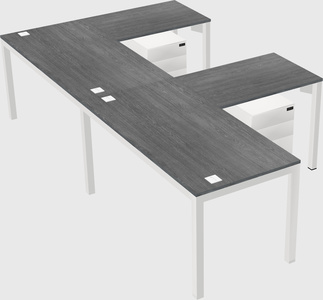 L-shaped desk