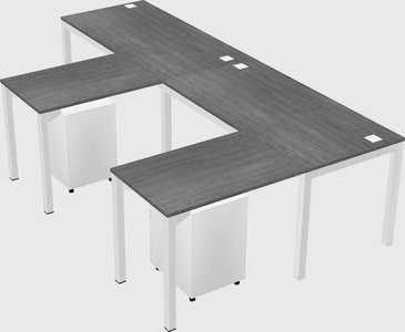 L-shaped desk