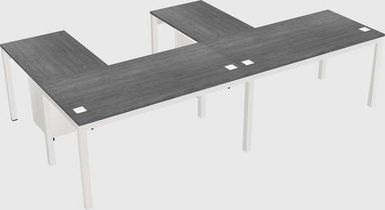 L-shaped desk