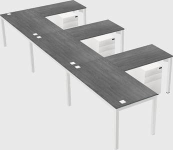 L-shaped desk