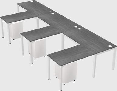 L-shaped desk