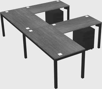 L-shaped desk
