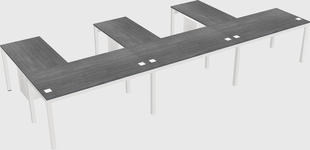 L-shaped desk