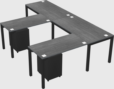 L-shaped desk