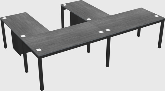 L-shaped desk