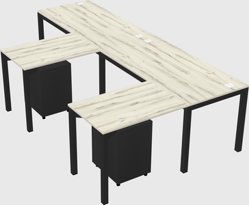 L-shaped desk