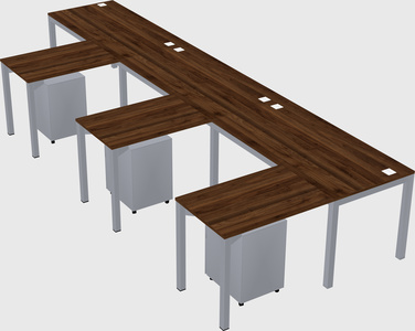 L-shaped desk