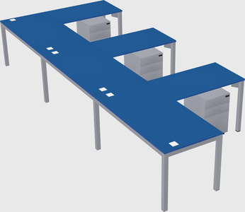 L-shaped desk