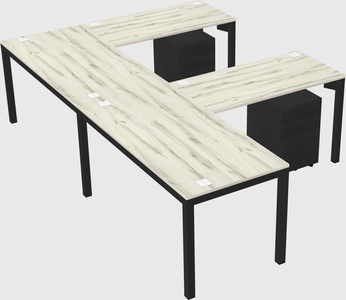 L-shaped desk