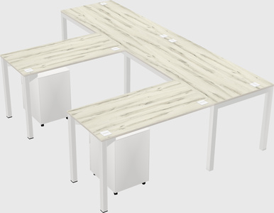 L-shaped desk