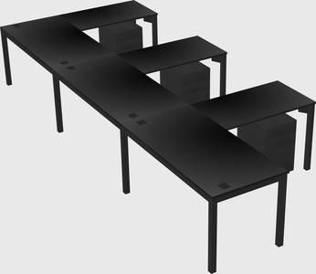 L-shaped desk