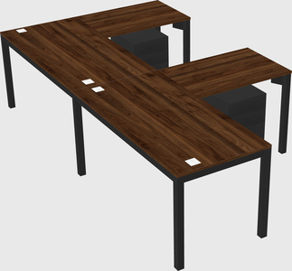 L-shaped desk