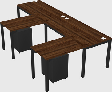 L-shaped desk