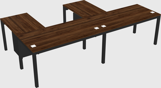 L-shaped desk