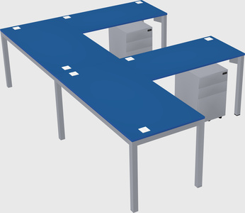 L-shaped desk