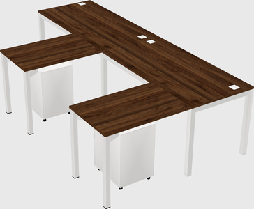 L-shaped desk