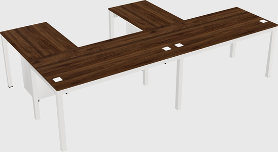 L-shaped desk