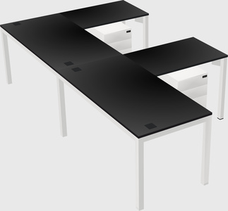 L-shaped desk