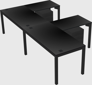 L-shaped desk
