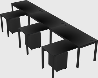 L-shaped desk