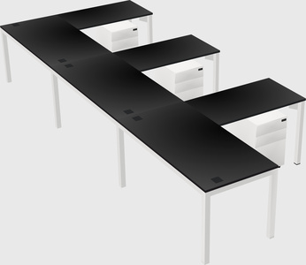 L-shaped desk