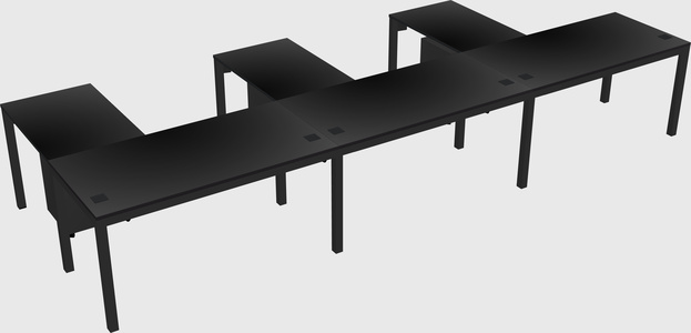 L-shaped desk
