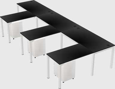 L-shaped desk