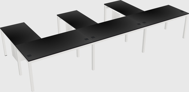L-shaped desk