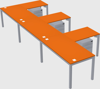 L-shaped desk