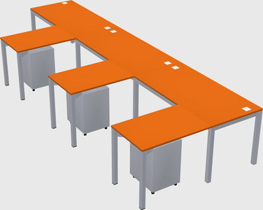 L-shaped desk