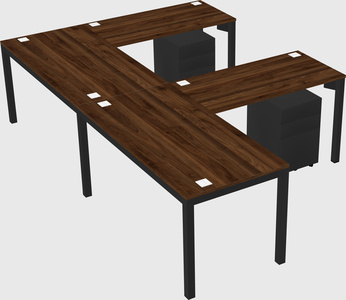 L-shaped desk