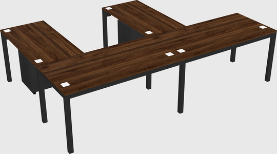 L-shaped desk