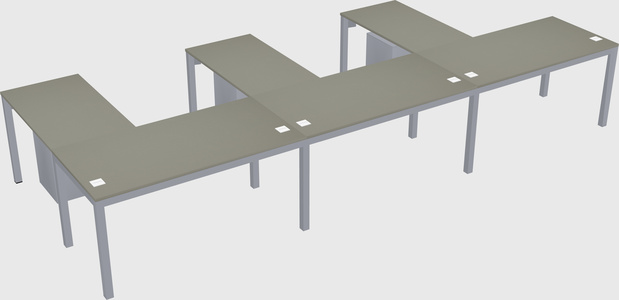 L-shaped desk