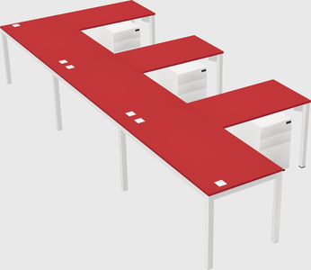 L-shaped desk