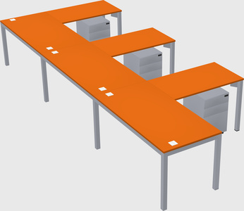 L-shaped desk