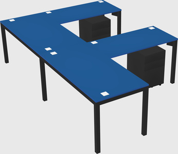 L-shaped desk