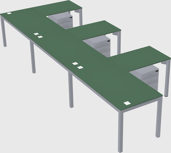 L-shaped desk
