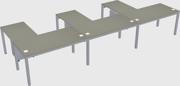 L-shaped desk