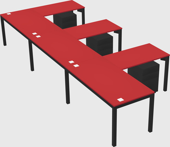 L-shaped desk