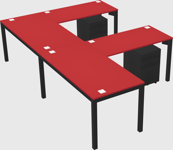 L-shaped desk