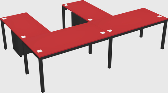 L-shaped desk