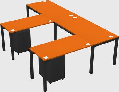 L-shaped desk